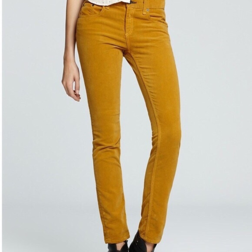 Rag & Bone | Skinny Mustard Corduroy Jeans